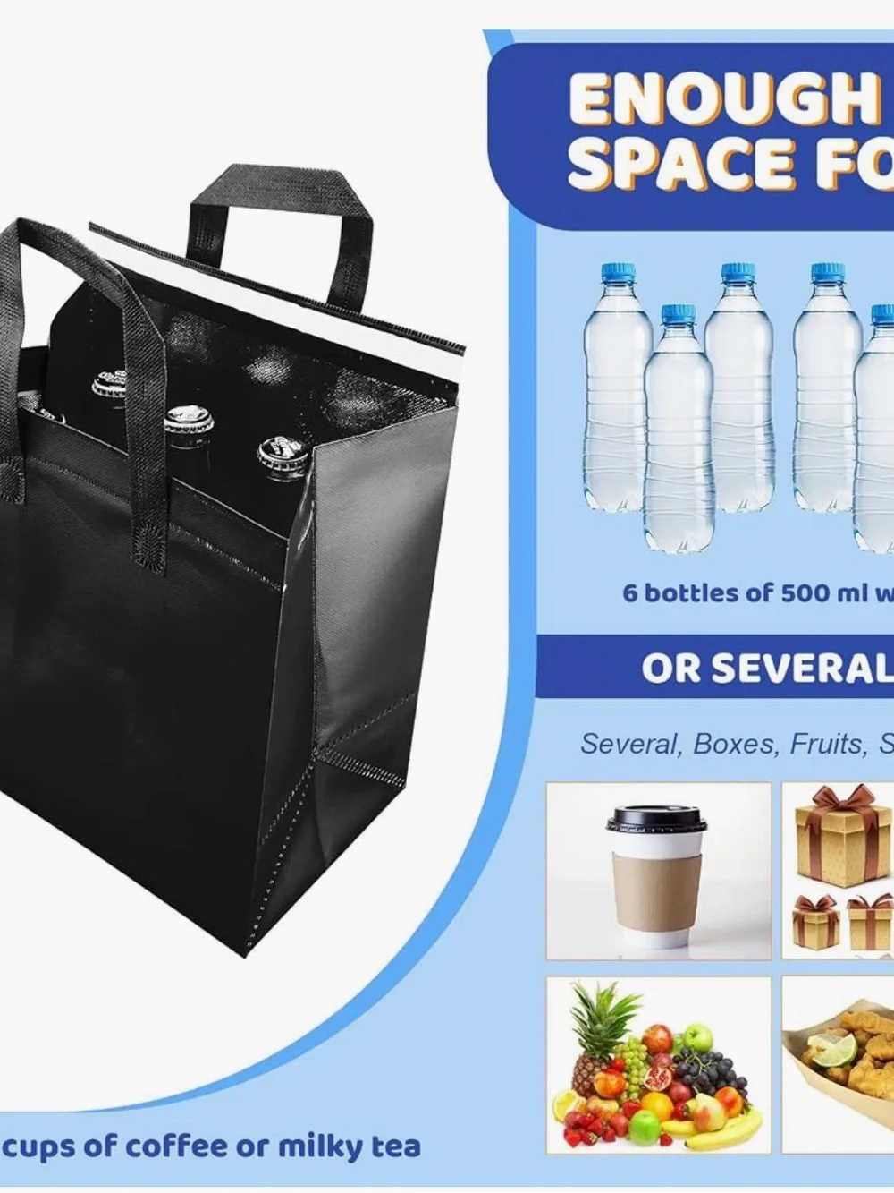 50 Insulated take out bag thermal